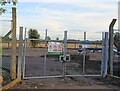 Entrance to gas substation