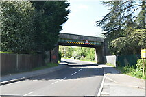 TQ5738 : Railway bridge over A26 by N Chadwick