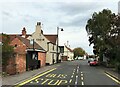 Bus Stop and Public House in Farnsfield