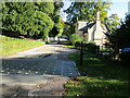 Cattle grid and South Lodge, Stoke Rochford