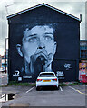 SJ8498 : Ian Curtis Mural, Port Street by David Dixon