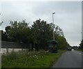 Bus shelter outside Glen Park Primary School