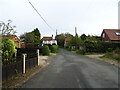 Moor Lane heading out of  Sculthorpe