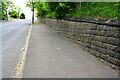 Looking south along Purlwell Hall Road