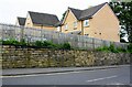 Alpine Close housing from Purlwell Lane