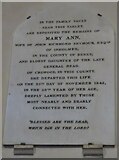 SU2771 : Holy Cross, Ramsbury: memorial (1) by Basher Eyre