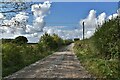 Huntingford: Track leading to Longmoor Farm