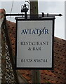 Sign for the Sculthorpe Aviator