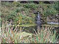 Waterfall and pond, Beaumont Park, Huddersfield