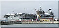 SU6200 : Portsmouth Dockyard - HMS Queen Elizabeth by Colin Smith