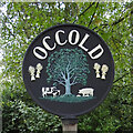 TM1570 : Occold village sign by Adrian S Pye