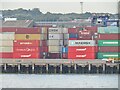 TM2733 : Felixstowe Docks - Containers by Colin Smith