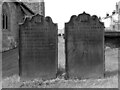 SE4597 : Gravestones, St. Peter's Churchyard, Osmotherley by habiloid