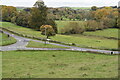 Triangular road junction below Camp Down