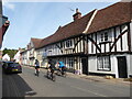 Cyclists in Birch Street