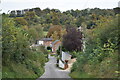 View down Lane to Lower Woodford