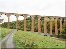 NT5734 : Leaderfoot viaduct by John H Darch