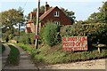 Sign at Sugarloaf Cottage