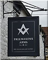 Sign for the Freemasons Arms, Nosterfield