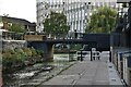 Footbridge at the end of the Hertford Union Canal