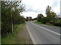 Bus stop on the A6108, North Lees