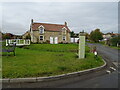 Old water pump and cottages, Snape