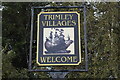 Trimley villages sign of gratitude and Peace Memorial