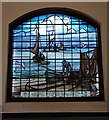 Commemorative window in the Fisherman