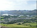 NY2724 : View over Keswick and Derwentwater by Stephen Craven