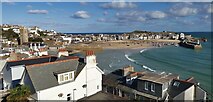 SW5140 : St Ives from the bus stop by Chris Morgan