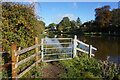 Thames path towards Clifton Hampden