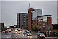 The junction between Carholme Road and Brayford Way, Lincoln