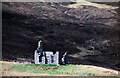 NH1280 : Ruin on moorland west of A832 by Trevor Littlewood