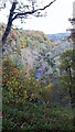 Looking down into the Nethan Gorge