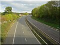 SO7332 : The M50 motorway passing Bromesberrow Heath by Philip Halling
