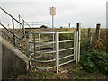 Pedestrian crossing over the railway