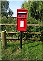 TF5016 : Elizabeth II postbox on Walnut Road, Walpole St Peter by JThomas