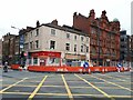 Roadworks on Westgate, Leeds