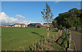 TL3259 : Cricket pavilion, Cambourne by Hugh Venables