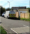 Molson Green van, Victoria Court, Monmouth