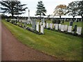 NO4421 : Commonwealth War Graves, Leuchars Cemetery by Richard Sutcliffe