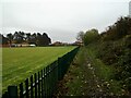 Path by the recreation ground