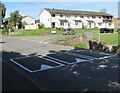 Three speed bumps across Wonastow Road, Monmouth