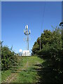 Telecommunications mast near Cuckoo