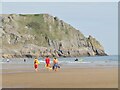 SS5387 : Three Cliffs Bay - Low Tide by Colin Smith
