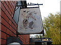 Old pub sign at the Jack Mytton Inn at Hindford