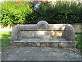 Thorpe Malsor stone bench and well