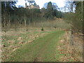 Path on Kerse estate below Little Castle formerly Kerse House