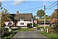 Buxhall: The junction of Stowmarket Road and Lower Road