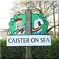 Caister-on-Sea village sign